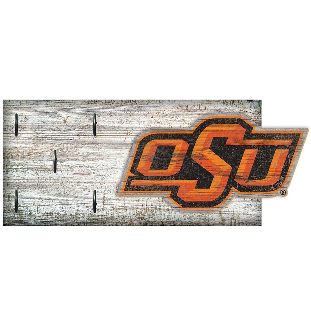 Oklahoma State Cowboys 6" x 12" Mounted Key Holder