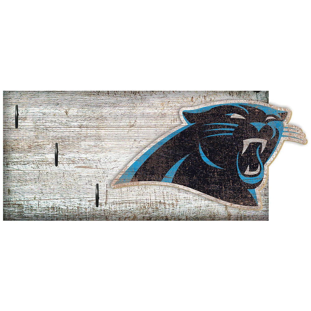 Carolina Panthers 6" x 12" Mounted Key Holder