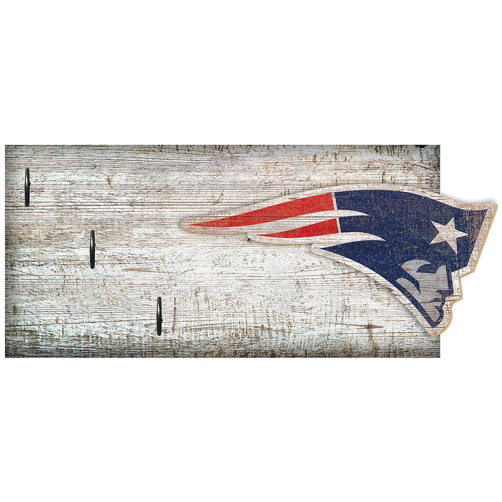 New England Patriots 6" x 12" Mounted Key Holder