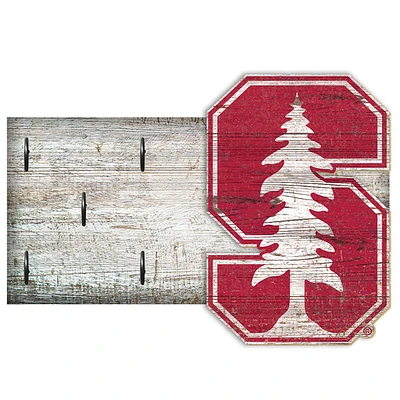 Stanford Cardinal 6" x 12" Mounted Key Holder