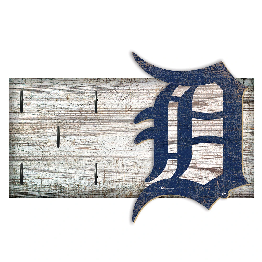 Detroit Tigers 6" x 12" Mounted Key Holder