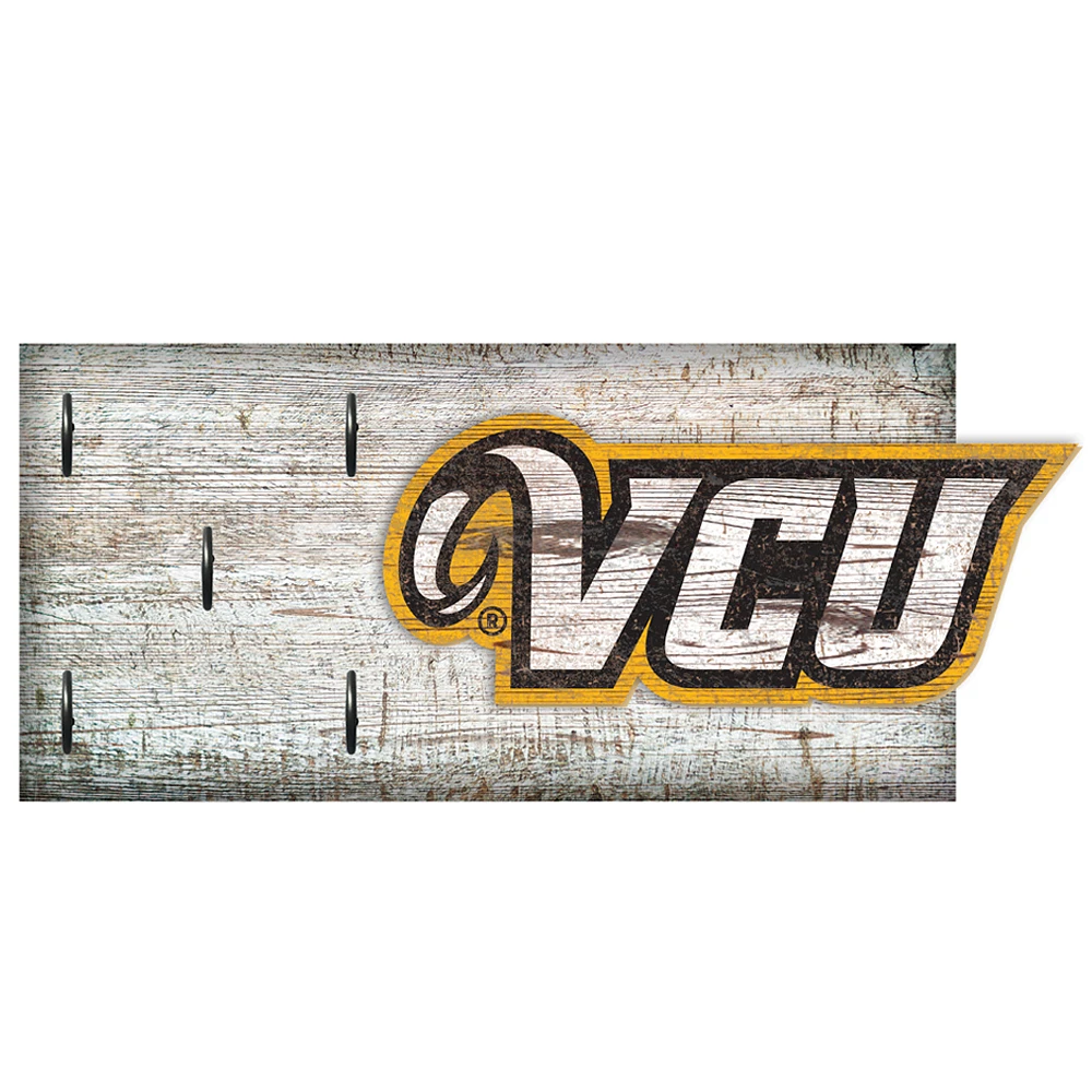 VCU Rams 6" x 12" Mounted Key Holder