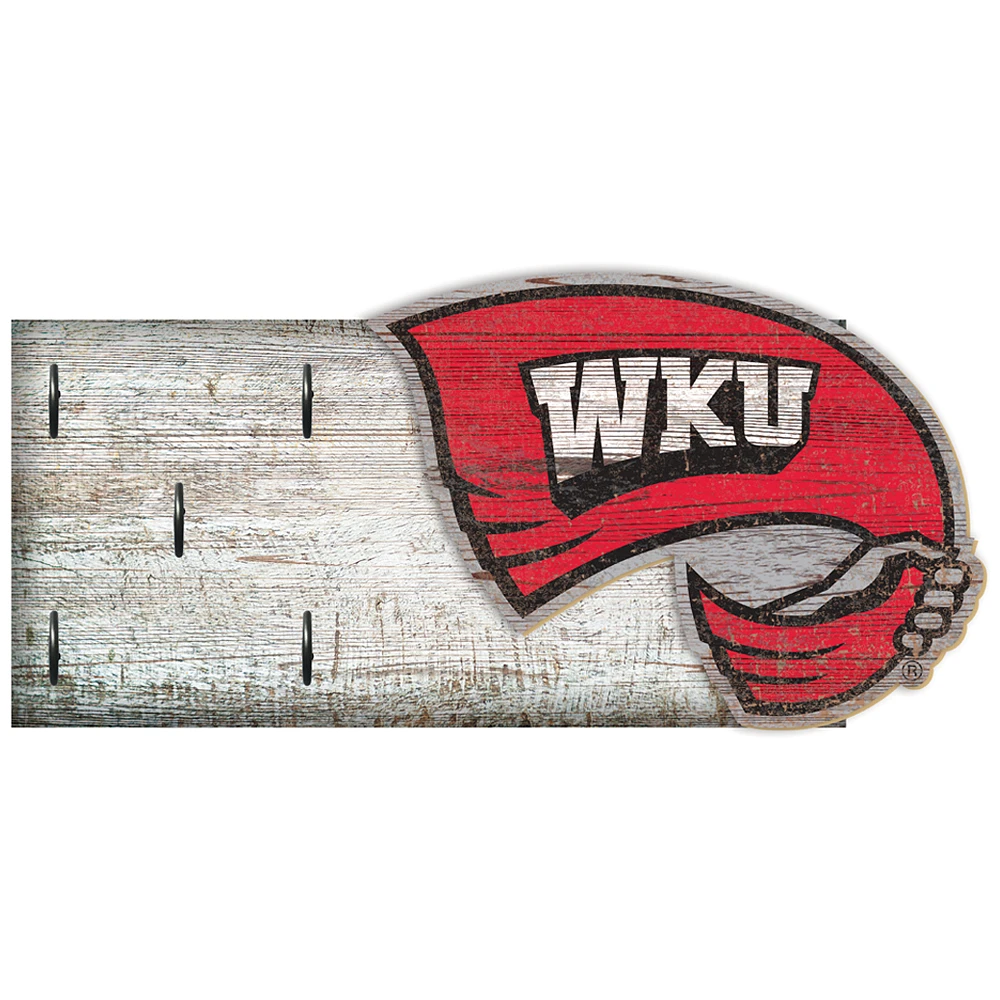 Western Kentucky Hilltoppers 6" x 12" Mounted Key Holder