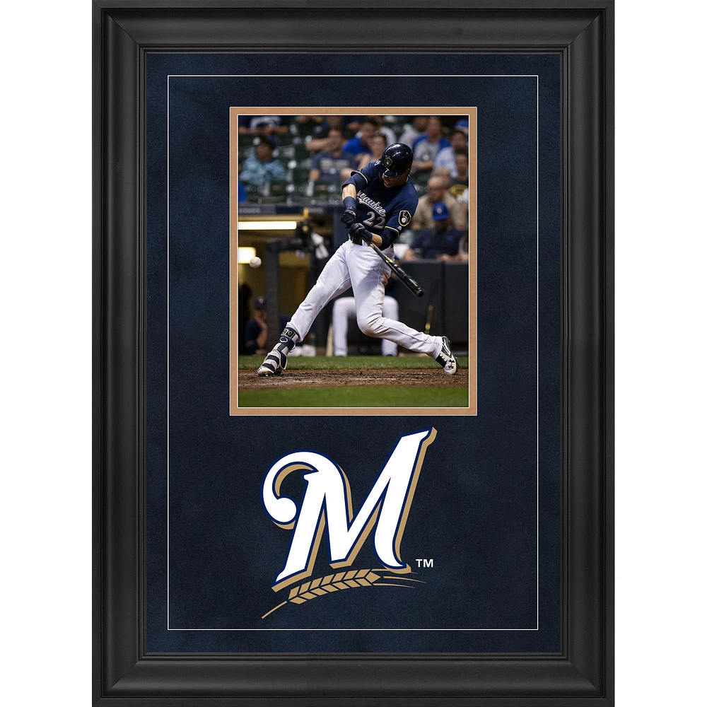 Milwaukee Brewers Deluxe Framed 8" x 10" Vertical Photograph Frame with Team Logo