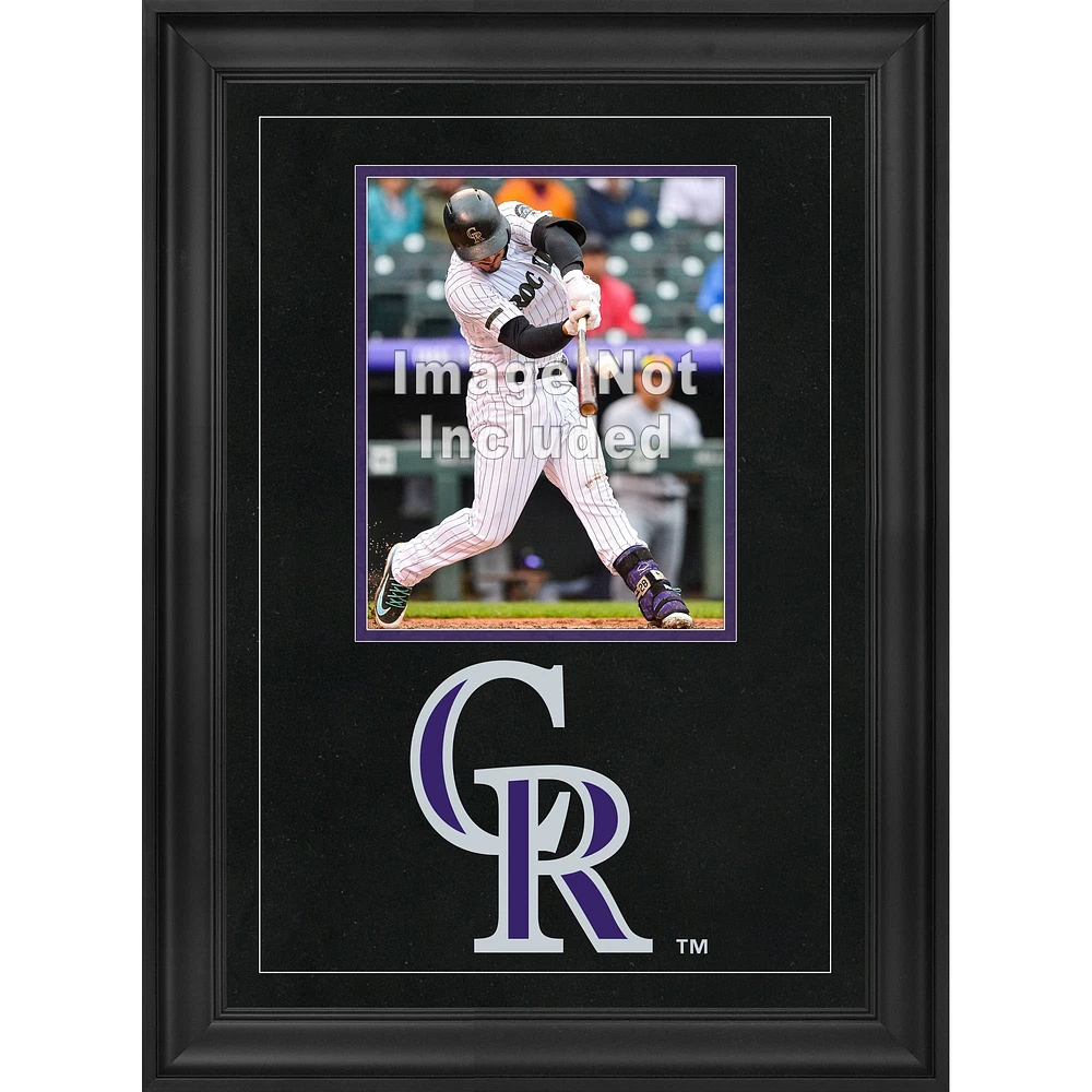 Colorado Rockies Deluxe Framed 8" x 10" Vertical Photograph Frame with Team Logo