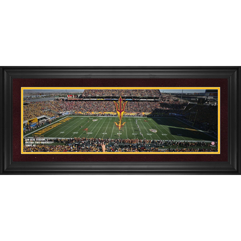 Arizona State Sun Devils Framed 10" x 30" Sun Devil Stadium Panoramic Photograph
