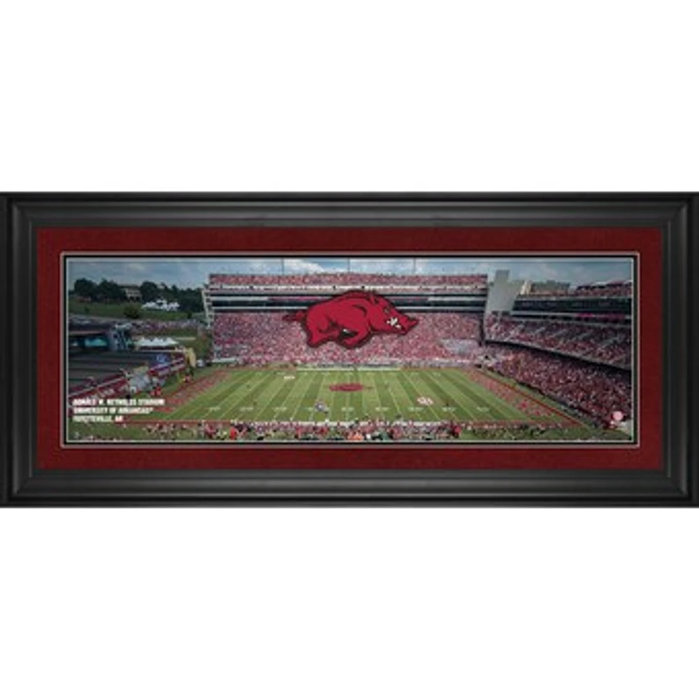 Arkansas Razorbacks Framed 10" x 30" Donald W. Reynolds Stadium Panoramic Photograph
