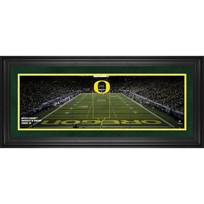 Oregon Ducks Framed 10" x 30" Autzen Stadium Panoramic Photograph
