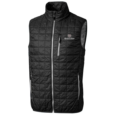 Men's Cutter & Buck Black Missouri State University Bears Big Tall Full-Zip Collegiate Rainier Vest