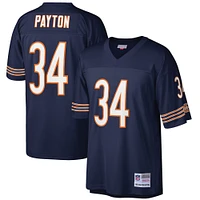 Men's Mitchell & Ness Walter Payton Navy Chicago Bears Big Tall 1985 Retired Player Replica Jersey