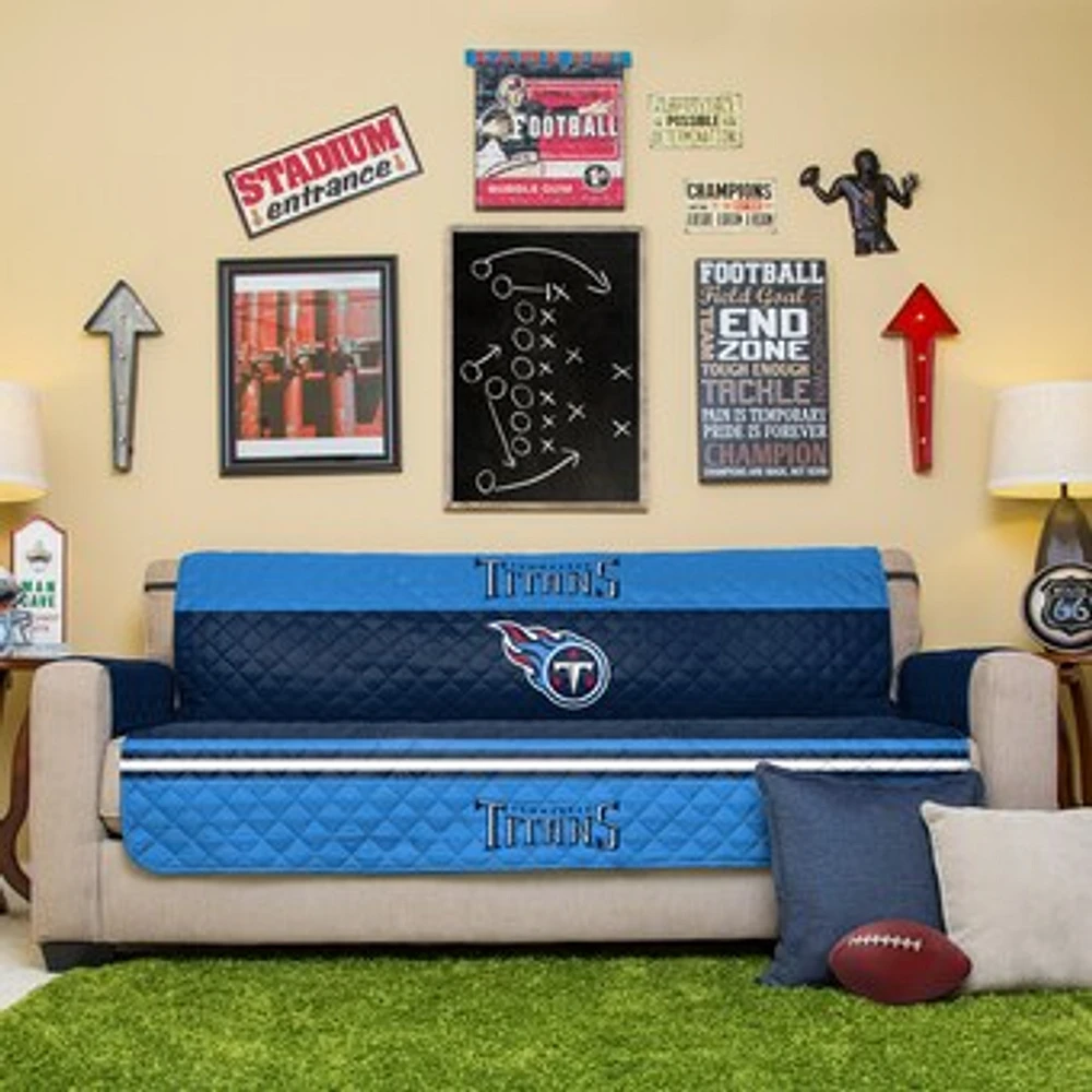 Blue Tennessee Titans Sofa Protector