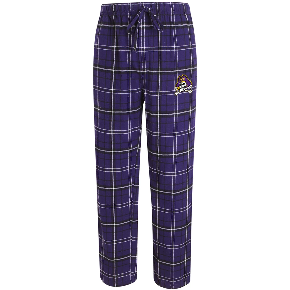 Men's Concepts Sport Purple/Black ECU Pirates Ultimate Flannel Pants