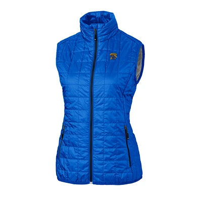 Women's Cutter & Buck Royal Kentucky Wildcats Rainier Full-Zip Puffer Vest