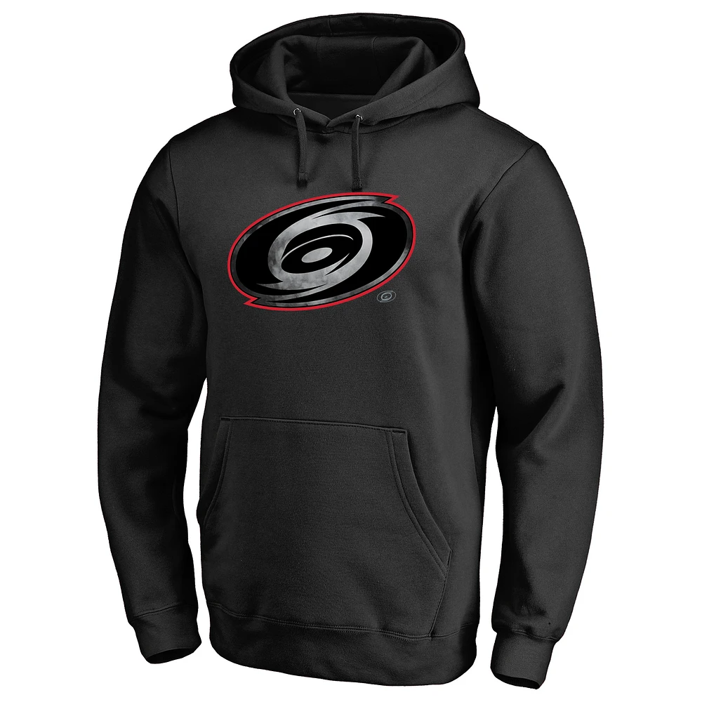Men's Black Carolina Hurricanes Core Smoke Pullover Hoodie