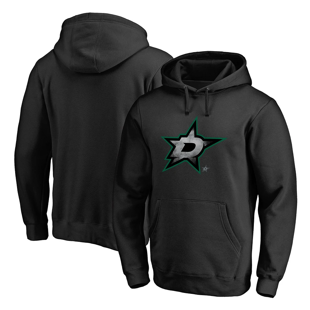 Men's Black Dallas Stars Core Smoke Pullover Hoodie