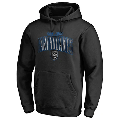 Men's Black San Jose Earthquakes Arch Smoke Pullover Hoodie