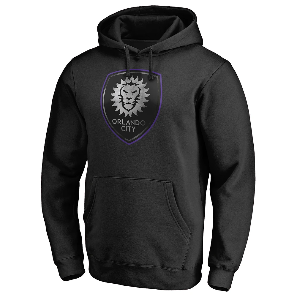 Men's Black Orlando City SC Core Smoke Pullover Hoodie