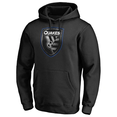 Men's Black San Jose Earthquakes Core Smoke Pullover Hoodie