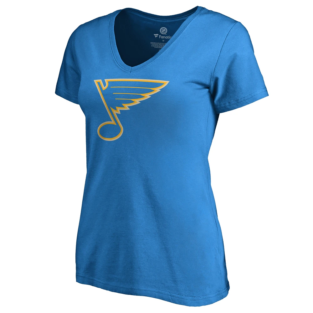 Women's Blue St. Louis Blues Team Alternate V-Neck T-Shirt