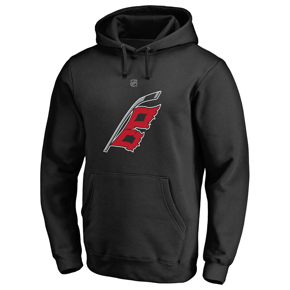 Men's Black Carolina Hurricanes Team Alternate Pullover Hoodie