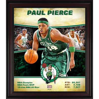 Paul Pierce Boston Celtics Framed 15" x 17" Hardwood Classics Player Collage