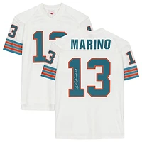 Dan Marino Miami Dolphins Autographed White Replica Mitchell & Ness Jersey