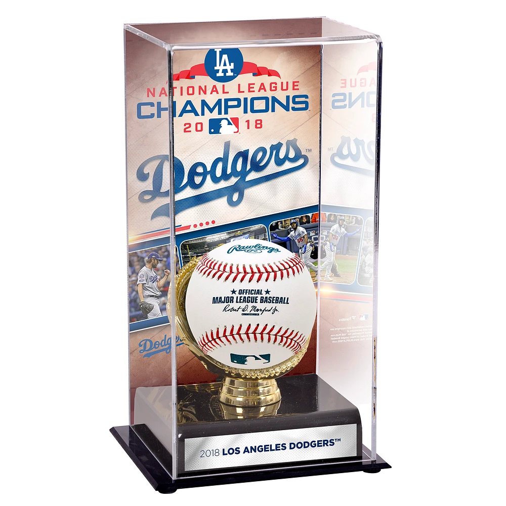 Los Angeles Dodgers National League Champions Sublimated Display Case with Image