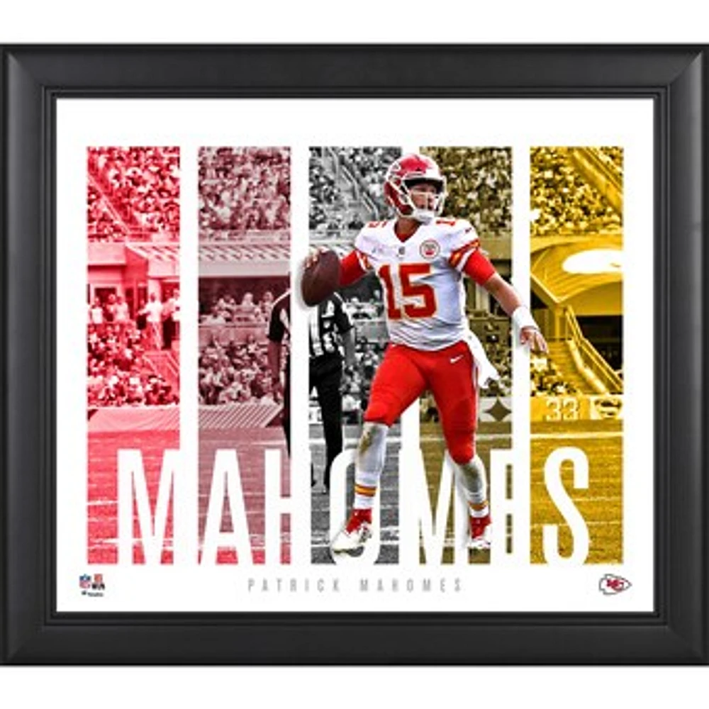 Patrick Mahomes Kansas City Chiefs Framed 15" x 17" Player Panel Collage