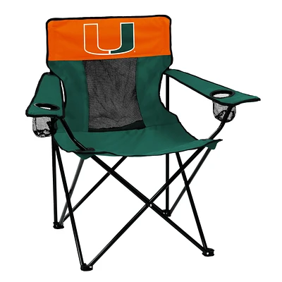Miami Hurricanes Elite Tailgate Chair
