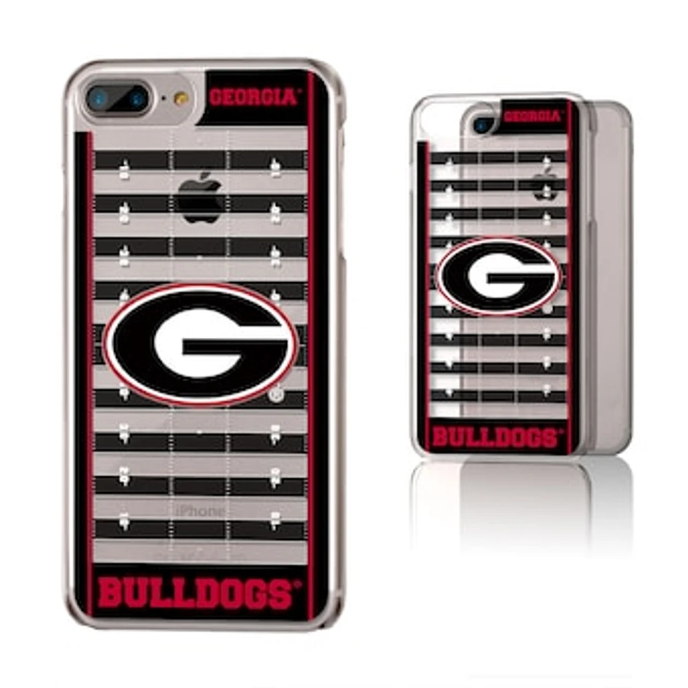 Georgia Bulldogs iPhone Clear Football Field Design Case