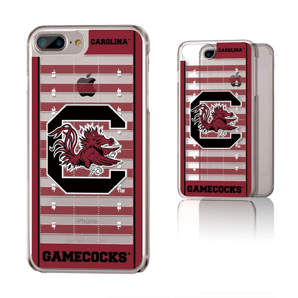 South Carolina Gamecocks iPhone Clear Football Field Design Case
