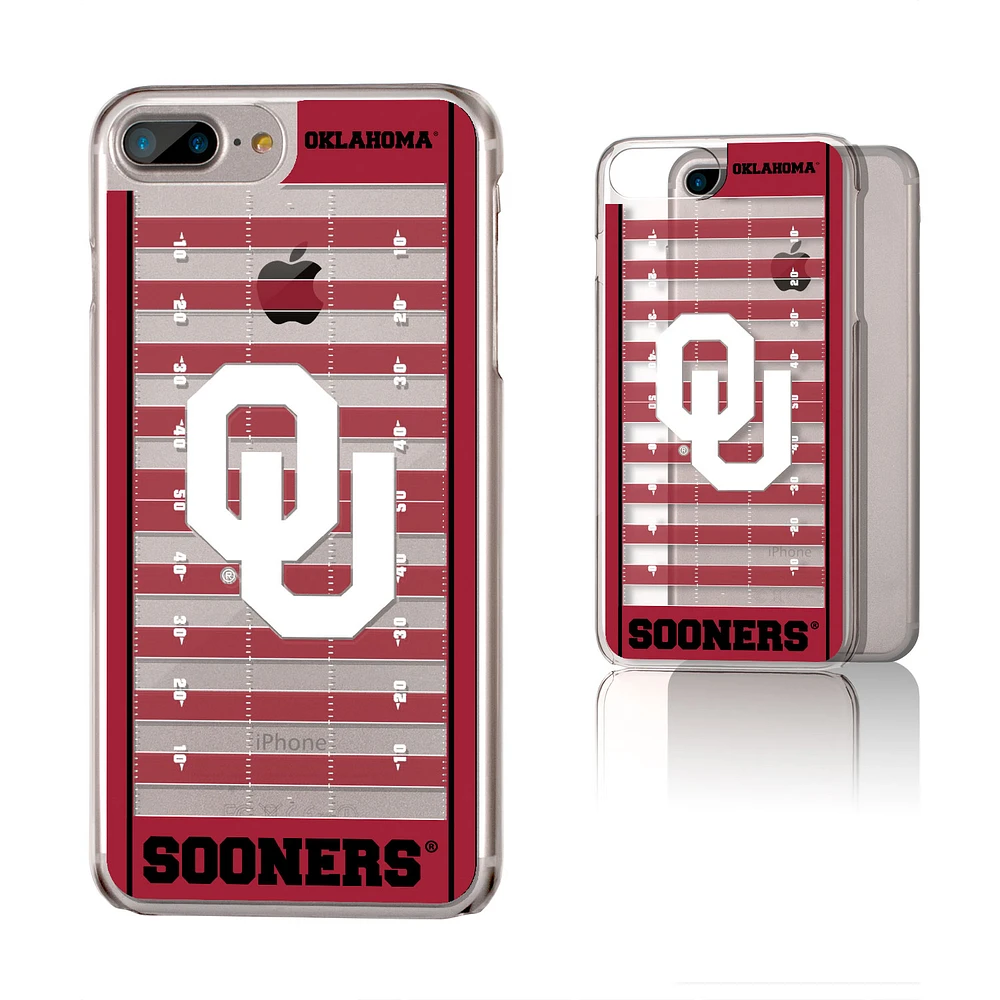 Oklahoma Sooners iPhone Clear Football Field Design Case