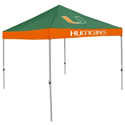 Miami Hurricanes 9' x 9' Economy Tailgate Canopy Tent