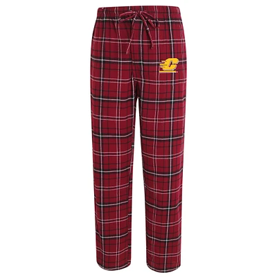 Men's Concepts Sport Maroon/Black Cent. Michigan Chippewas Ultimate Flannel Pants