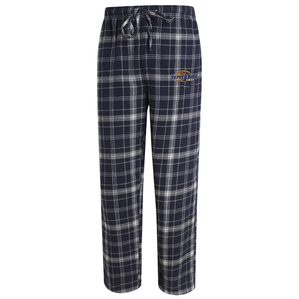 Men's Concepts Sport Navy/Gray Pepperdine Waves Ultimate Flannel Pants