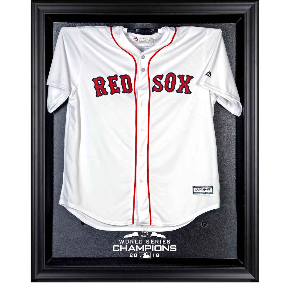 Boston Red Sox 2018 MLB World Series Champions Black Framed Logo Jersey Display Case