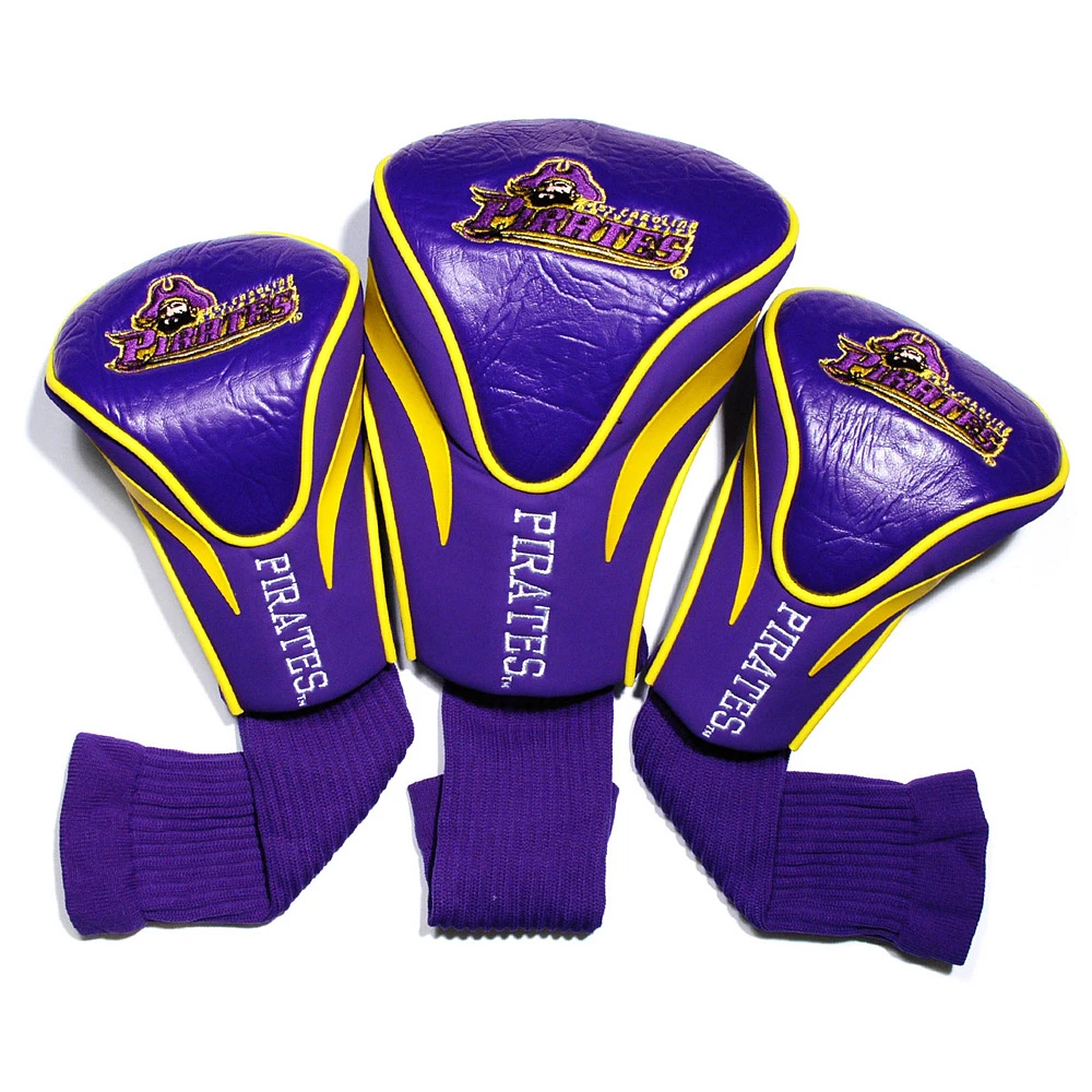 ECU Pirates 3-Pack Contour Headcover Set