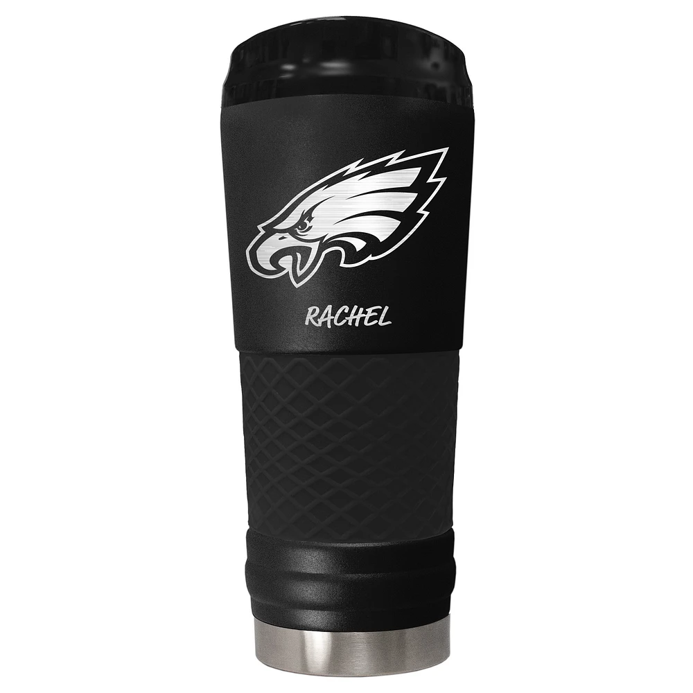 Black Philadelphia Eagles 24oz. Personalized Stealth Draft Beverage Cup