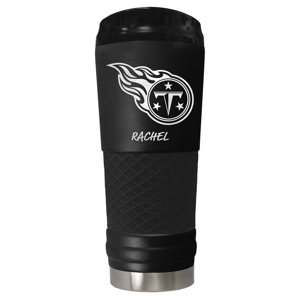 Black Tennessee Titans 24oz. Personalized Stealth Draft Beverage Cup