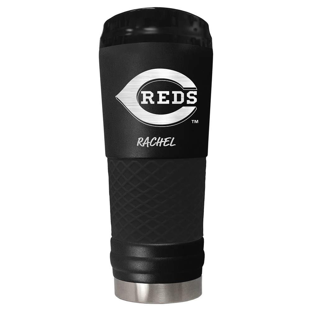 Black Cincinnati Reds 24oz. Personalized Stealth Draft Beverage Cup