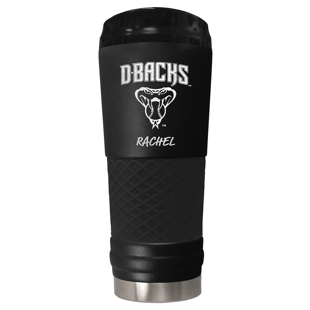 Black Arizona Diamondbacks 24oz. Personalized Stealth Draft Beverage Cup