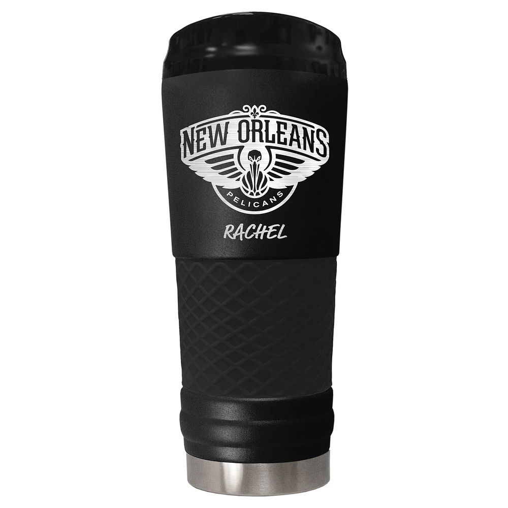 Black New Orleans Pelicans 24oz. Personalized Stealth Draft Beverage Cup