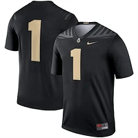 Men's Nike #1 Black Purdue Boilermakers Legend Jersey
