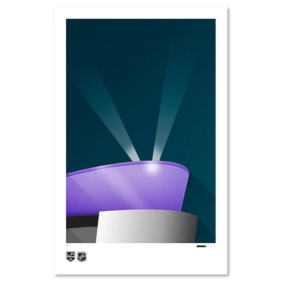 Los Angeles Kings 11'' x 17'' Minimalist STAPLES Center Art Poster