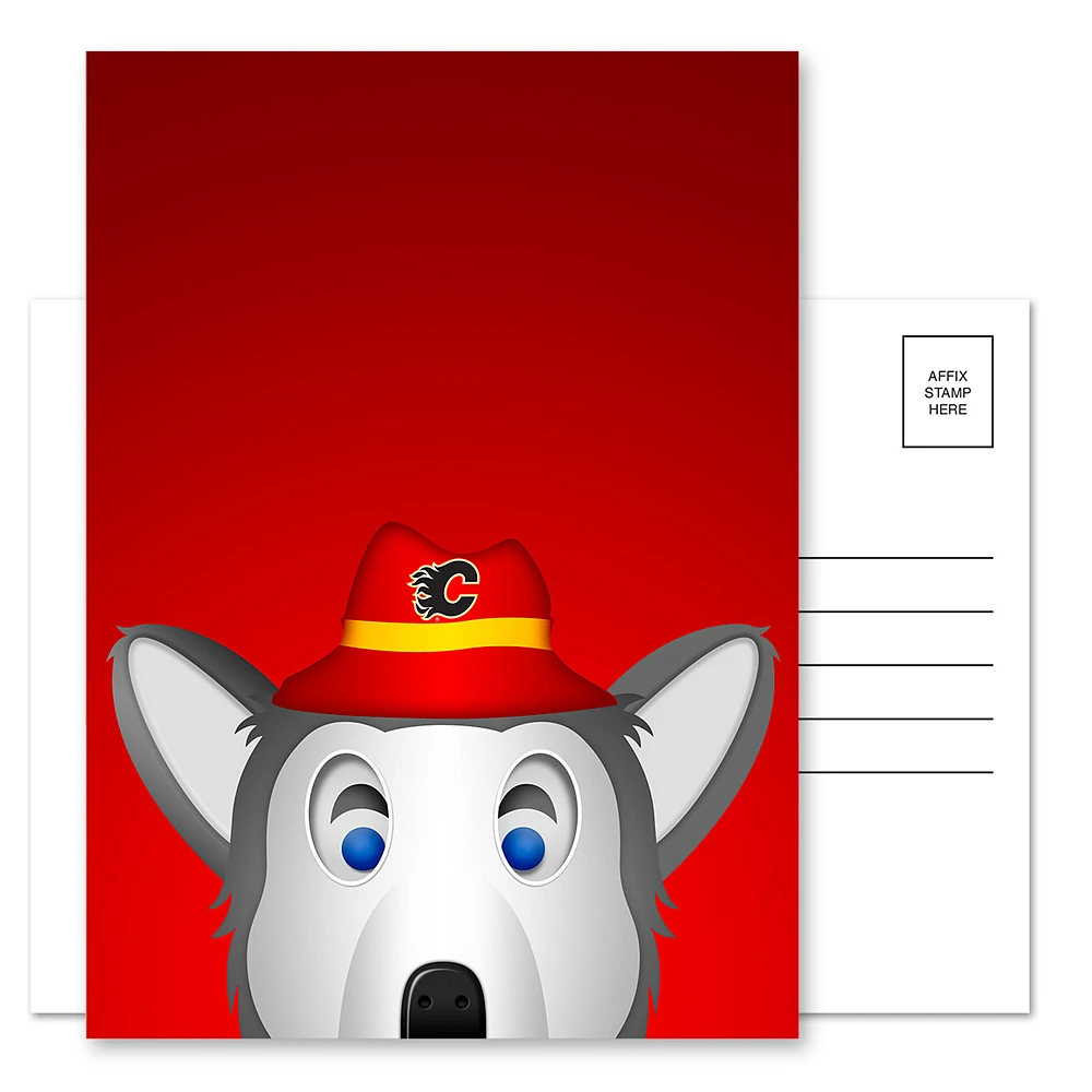 Calgary Flames 5-Count Mascot Postcard Set