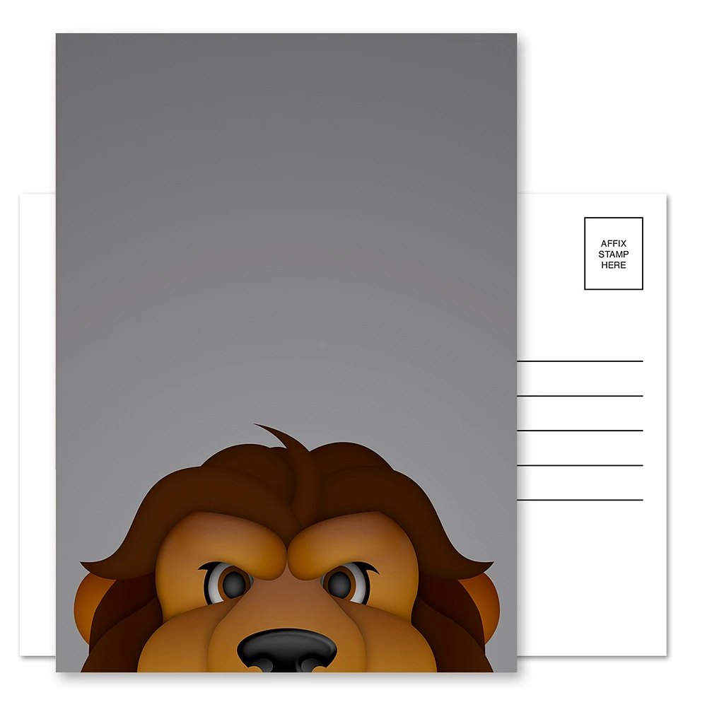 Los Angeles Kings 5-Count Mascot Postcard Set