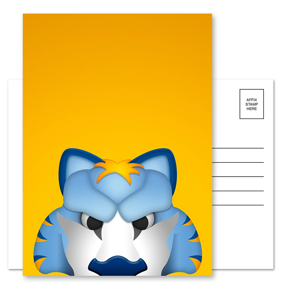 Nashville Predators 5-Count Mascot Postcard Set