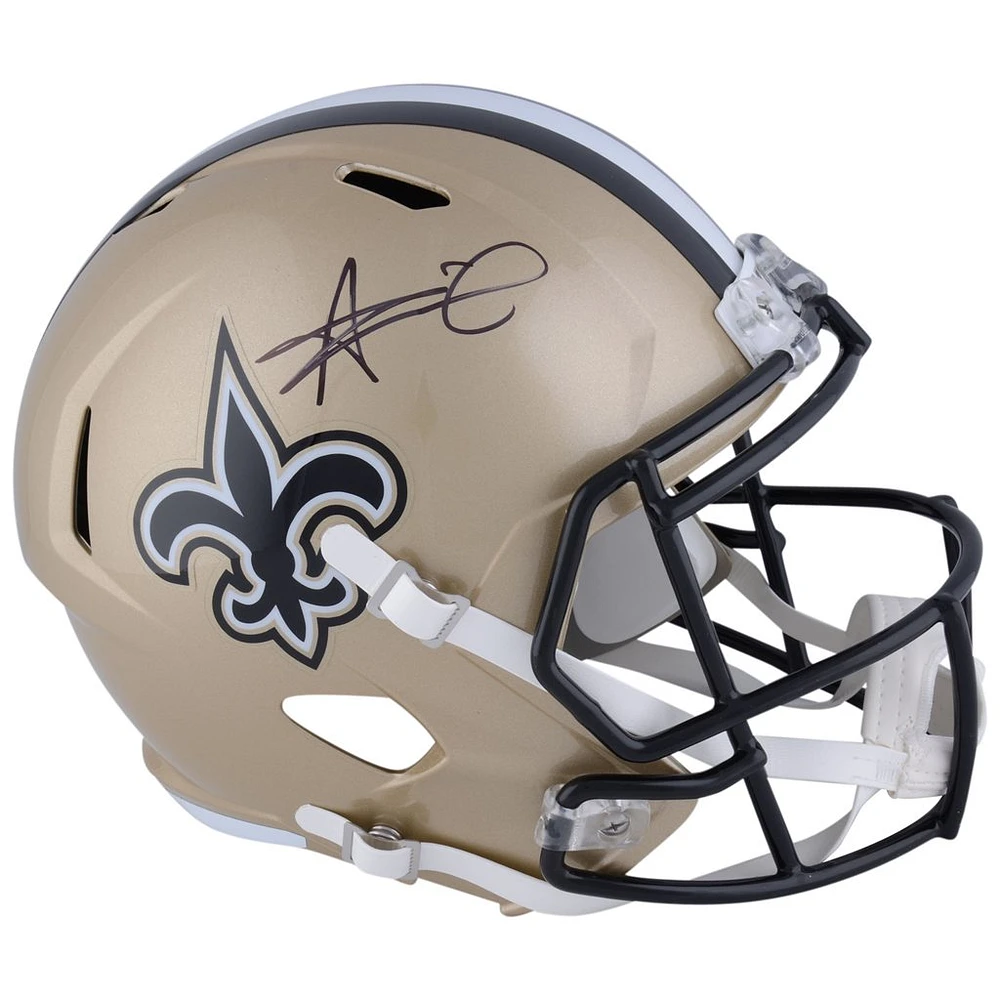 Alvin Kamara New Orleans Saints Autographed Riddell Speed Replica Helmet