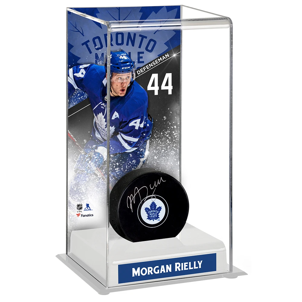 Morgan Rielly Toronto Maple Leafs Deluxe Tall Hockey Puck Case