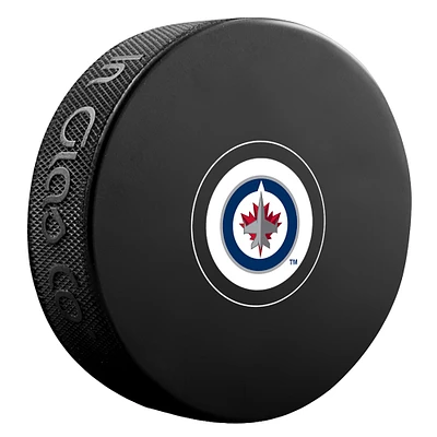 Winnipeg Jets Unsigned InGlasCo Autograph Model Hockey Puck